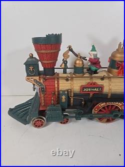 Vintage The HOLIDAY EXPRESS Animated Christmas Train Set New Bright 1990s READ