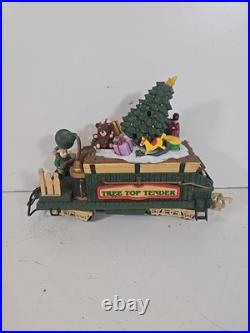 Vintage The HOLIDAY EXPRESS Animated Christmas Train Set New Bright 1990s READ