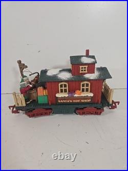 Vintage The HOLIDAY EXPRESS Animated Christmas Train Set New Bright 1990s READ