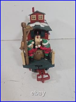 Vintage The HOLIDAY EXPRESS Animated Christmas Train Set New Bright 1990s READ