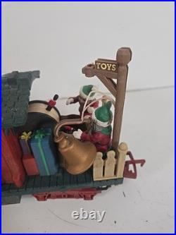 Vintage The HOLIDAY EXPRESS Animated Christmas Train Set New Bright 1990s READ