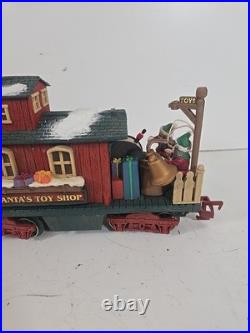 Vintage The HOLIDAY EXPRESS Animated Christmas Train Set New Bright 1990s READ