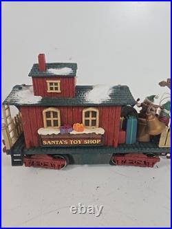 Vintage The HOLIDAY EXPRESS Animated Christmas Train Set New Bright 1990s READ