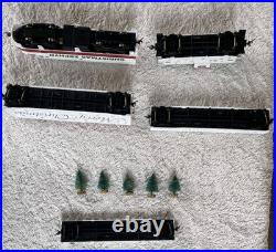 Vintage Walthers Train line Christmas Zephyr HO Train Set Rare HTF X-mas Trees