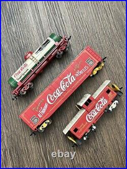 Vtg 1999 The Franklin Mint Coca-Cola Collector's Edition Train Set with Track