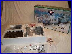 Vtg 2003 LIONEL SILVER STAR EXPRESS G SCALE CHRISTMAS TRAIN SET IN BOX 8-81024