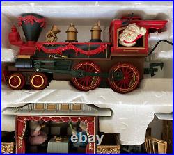 Vtg 90's Toy State Holiday Christmas Magic Express Train Set QVC RARE! EUC