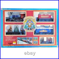 Vtg 97' Holiday Nutcracker Express Animated Christmas Train Set With Sound