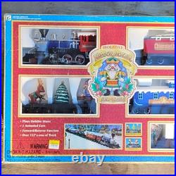 Vtg 97' Holiday Nutcracker Express Animated Christmas Train Set With Sound
