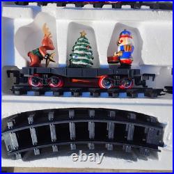Vtg 97' Holiday Nutcracker Express Animated Christmas Train Set With Sound