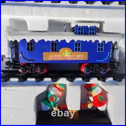 Vtg 97' Holiday Nutcracker Express Animated Christmas Train Set With Sound
