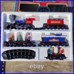 Vtg 97' Holiday Nutcracker Express Animated Christmas Train Set With Sound