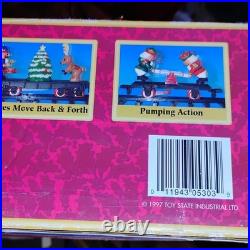 Vtg 97' Holiday Nutcracker Express Animated Christmas Train Set With Sound
