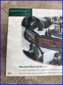 Vtg Christmas Dept 56 Bachmann Village Express Electric Train Set 52710