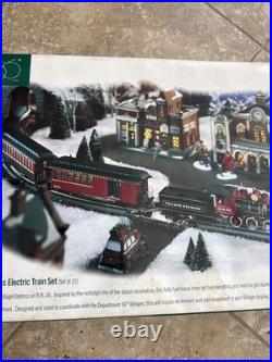 Vtg Christmas Dept 56 Bachmann Village Express Electric Train Set 52710