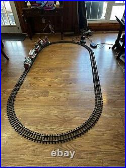Vtg Dillard's Trimmings Christmas Animated Electronic Train Set G Scale Works
