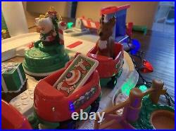 Vtg Fisher Price Little People Christmas Train SetBoxMusicSoundsMrs Claus