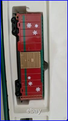 Vtg Holiday Express 4 Piece Electric Train Set Christmas