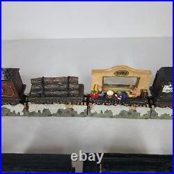 Vtg JC Penney 1998 Home Towne Express Christmas TRAIN/DEPOT SET. Lot of 17 boxes