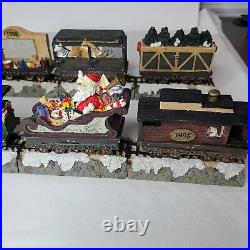 Vtg JC Penney 1998 Home Towne Express Christmas TRAIN/DEPOT SET. Lot of 17 boxes