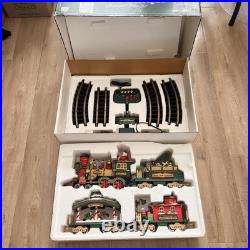Vtg The HOLIDAY EXPRESS Animated Christmas Train Set #380 New Bright 1990s IOB