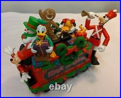 WDW Disney Park Christmas 5 Piece Character Train Set 2008 Magic Kingdom Engine