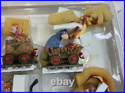 Winnie the Pooh Christmas Train Danbury Mint 6pc Set Disney