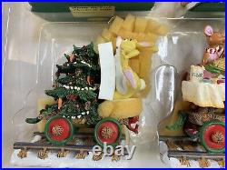 Winnie the Pooh Christmas Train Danbury Mint 6pc Set Disney