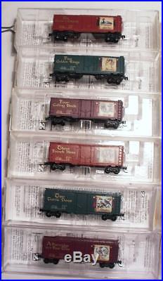 Z Scale Micro Trains Line 12 Days of Christmas Train Set with Locomotive